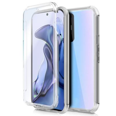 Cool Funda Silicona 3D Transparente Frontal/Trasera para iPhone 15 Pro Max