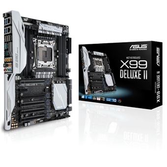 Asus X99-deluxe II - Placa Base (zócalo lga 2011-3, 8 x Memoria Dimm Ddr4, 8 x Puertos Sata 6gb/s, USB 3.0, Bluetooth 4.0, Pcie 3.0) - 1