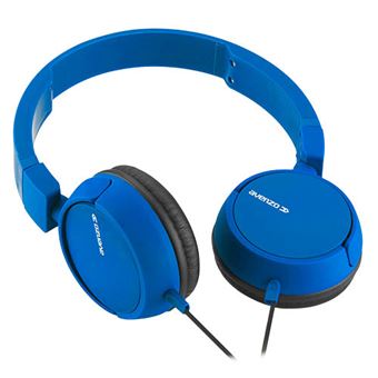 Auricular DJ con cable Avenzo (AV-HP2201L) manos libres, azul