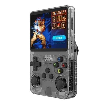 Klack Consola De Juegos Portátil R36s Linux Pantalla Ips De 3,5 Pulgadas Reproductor De Vídeo Portátil Con 64Gb 15000 Juegos