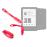 Luz LED De Lectura De Color Rojo Para E-Book BQ Cervantes - Dispone De Clip De Enganche Para Adaptarlo A Su Dispositivo Por DURAGADGET_0