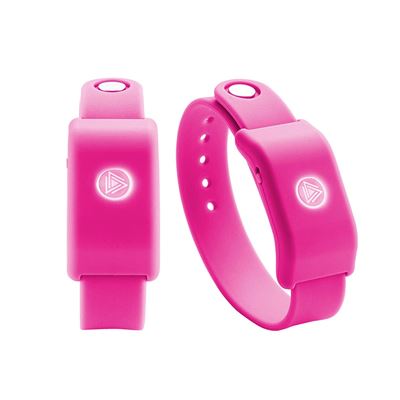 Soundmoovz Set De 2 pulseras muzic by mooving para crear y componer sonidos color rosa juguetes 41242 musical interactiva dancing