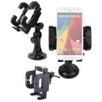 Soporte Coche Con Abrazadera Para Moto X1 / Moto G De 5"- De Alta Calidad Por DURAGADGET