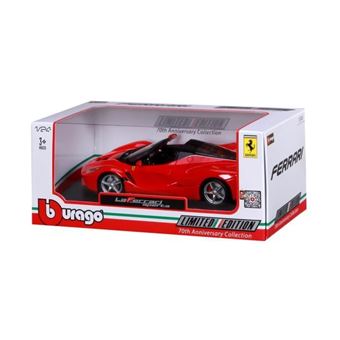 Coche BBURAGO Ferrari en metal rojo Aperta escala 1/24, Coches