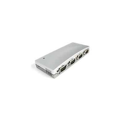 Concentrador Serie USB RS232 4 Puertos StarTech ICUSB2324 Plata Plug and Play FTDI - Imagen 3