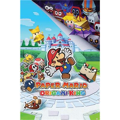 Poster Paper Mario The Origami King