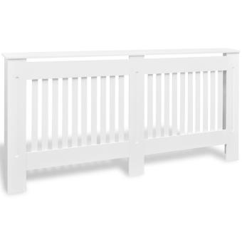 Cubierta para el radiador Blanco MDF 172 cm