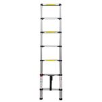 Escalera telescopica de aluminio 2.0m, 7 peldaños