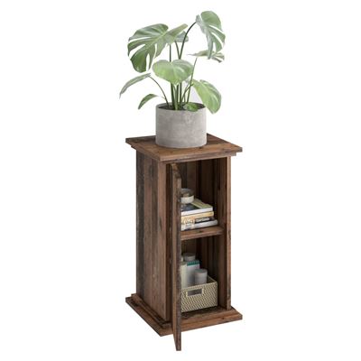 Mesa Decorativa Con puerta color oscuro old style 574 cm fmd furniture columna tableros ca. 30 579