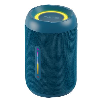 Altavoz Inalámbrico 20w Ngs Roller Furia Tiny Blue Resistente Al Agua.