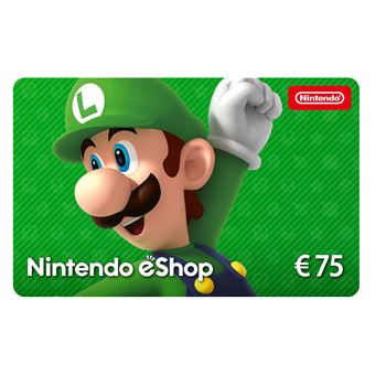 Nintendo eShop digital code 75 € ES - Licencias, Actualizaciones y  Extensiones de garantía - Los mejores precios | Fnac
