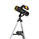 Telescopio 76/350 National Geographic con filtro solar y soporte para Smartphone