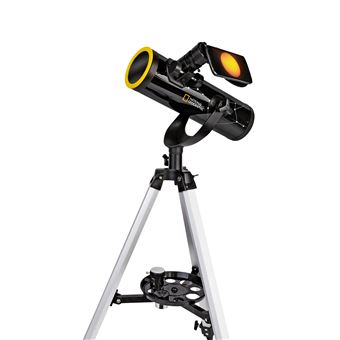 Telescopio Astronómico 76/350 NATIONAL GEOGRAPHIC con Filtro solar y Soporte para Móvil Regalo Comunión - 1