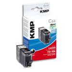 KMP C66 ink cartridge black compatible with Canon PGI-5 BK