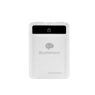 Bluestork Bk50u2bew Blanco lector de libros gps mp3mp4 móvilsmartphone tableta microusb litio 5000 mah usb powerbank cargador element 50 u2