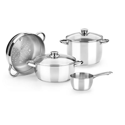Batería Cocina Monix Optima 4 Piezas Con Tapa