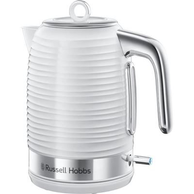Hervidor Eléctrico Russell Hobbs 24360-70 Inspire 1.7l, Hervidor Rápido, Nivel De Agua Visible, Filtro De Piedra Caliza, Color Blanco