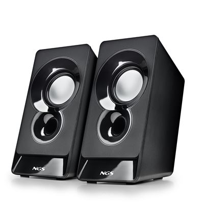 Altavoz Para Pc De 12w Y Conexión Usb Sonido Nítido Entrada De Audio Con Cable Jack 3,5 Mm Plug & Play Color Negro.