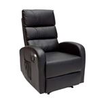 Novohogar Sillón de Masaje Comfort con Sistema de Calor Lumbar Negro