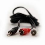 Cable Jack 3.5 mm /m a 2 Rca/m 5 Metros