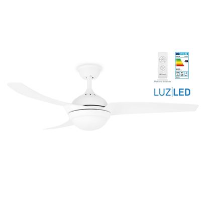 Ventilador De Techo Orbegozo Cp 104132 Luz Led Blanco