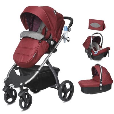 Carrito De Bebé trio playxtrem 3 silla paseo skyline match