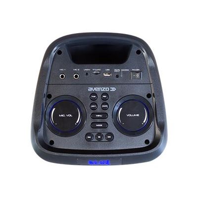 Altavoz de suelo Avenzo AV SP3203B 250W Bluetooth luces LED negro