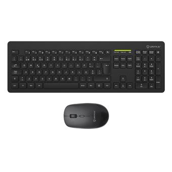 Kit Teclado Portugués + Ratón Combo MK212 PRO Slim Wireless UNYKAch - 1