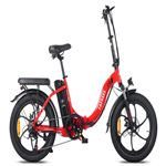 Bicicleta Eléctrica Fafrees F20 Folding plegable 36V 250W 15AH Batería Velocidad máxima 25km/h Roja