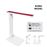 Flexo LED sobremesa 5w modelo roma color blanco/rojo interruptor-regulador tactil 220-240v EDM_0