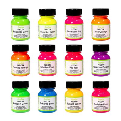 Pintura para cuero neon Angelus 118ml - Rodin España