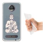 Funda Motorola Moto Z2 Play Silicona Gel Flexible WoowCase Buda - Transparente