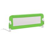 Barandilla de seguridad cama de niño vidaXL poliéster verde 120x42 cm