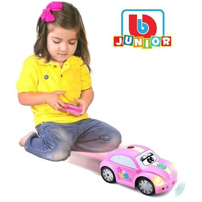 Bburago Maisto France volkswagen 92003rvehículo de bebé rc 1ere mariquita radiocontrolado color rosa 92003r junior coche teledirigido 1ra