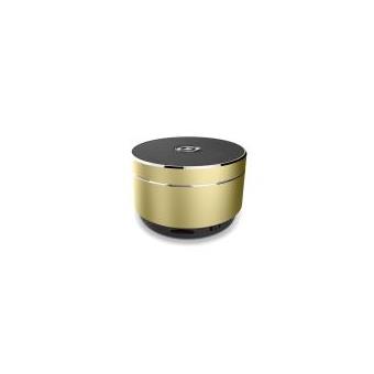 Altavoz portátil Celly SPEAKERALUGD Estéreo 3W Cilindro dorado