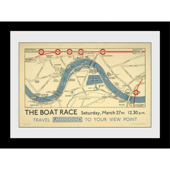 Fotografia enmarcada Transport For London The Boat Race 60x80cm
