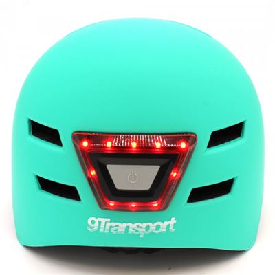 Casco Urbano 9transport Con Luces Integradas Verde