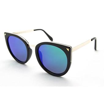 Gafas de sol Polarizadas Para Mujer, Montura Olor Negro Gafas de sol mujer con cristales tornasol leopardo | Gafas