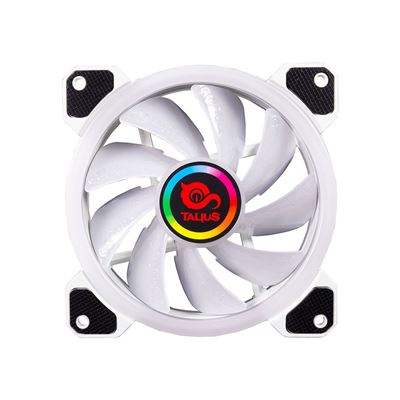 Talius Blanco Ventilador Caja Argb Iris 16Led 12Cm Para Caja Cronos - Imagen 3