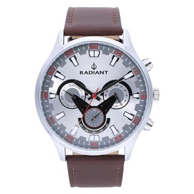 Reloj Radiant Rumbler para hombre de cuarzo con brazalete piel vaca ra477603
