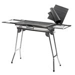 Pack Barbacoa Plegable de Acero Inoxidable para Carbón y Esterilla para Horno y Barbacoa InnovaGoods