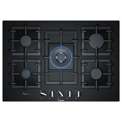 Placa De Gas Bosch Ppq7a6b90 5 Fuegos 75cm 11500w Negro