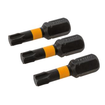 Triton 761003 - Puntas T27 para atornillador de impacto, 3 pzas
