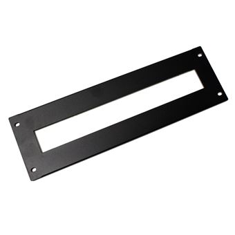 Panel frontal abierto para carril DIN RackMatic, 3U rack 19