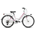 Bicicleta Paseo Monviso 4400D 24"" Esperia 6V Blanco