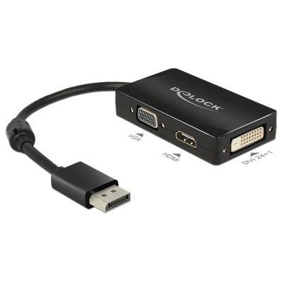Delock Adapt. Displayport 1.1M A Vga/Hdmi/Dvih Neg