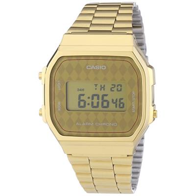 Reloj Unisex Reloj Casio Digital Chapado A168wg-9bwef