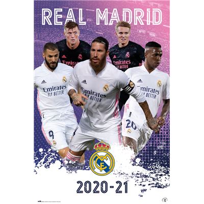 Poster Real Madrid 2020/2021 Grupo