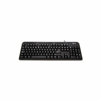Teclado iggual CK-BASIC-120T QWERTY Español Negro - 1