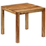 Mesa de comedor vidaXL madera de sheesham 82x80x76 cm